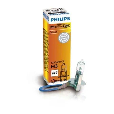 PHILIPS&#160;H3 Vision Halogenp&#230;re 12V 55W PK22s