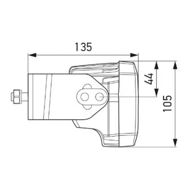 HELLA MARINE LED arbeidslys 12/24V - 50W - 5000 lumen 