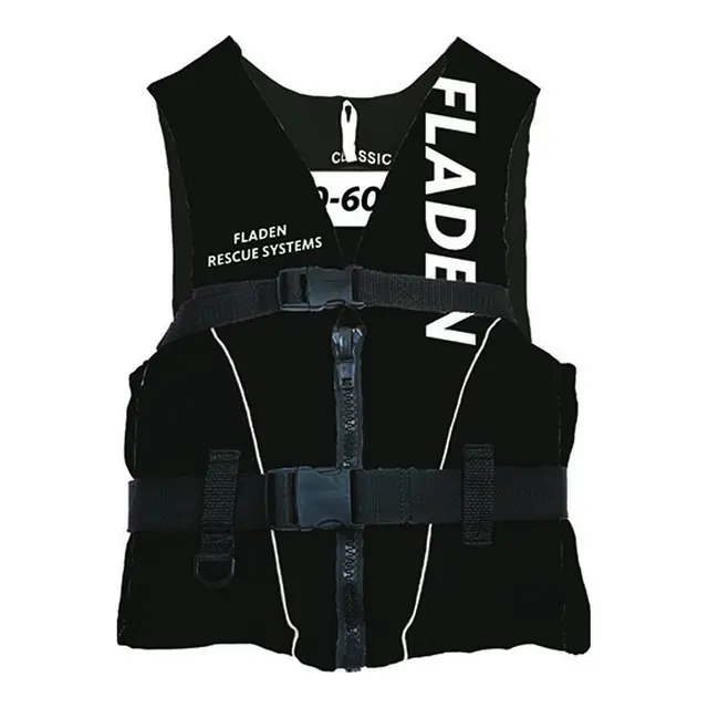 FLADEN  Seilervest Classic, Sort Str M. 50-70kg. 