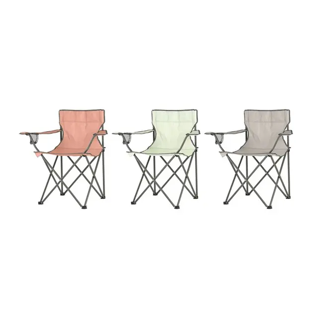 Campingstol m/koppholder 85x52x41cm - ass farger. 