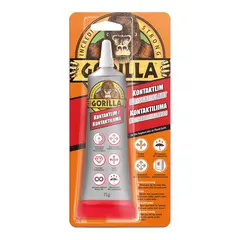 GORILLA Kontaktlim 75g Overmalbar og 100% vanntett - inne/ute