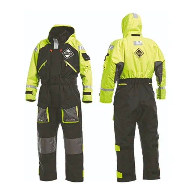 FLADEN  Flytedress 845XY - Str. 3XL Sort/gul 