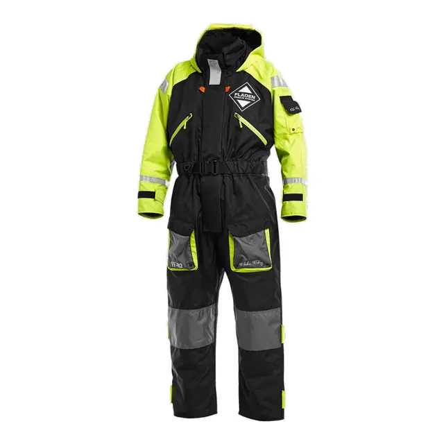 FLADEN  Flytedress 845XY - Str. L Sort/gul 