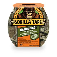 GORILLA Tape 48mm - Camo. 8,2 m - bra heft - inne og utend&#248;rs