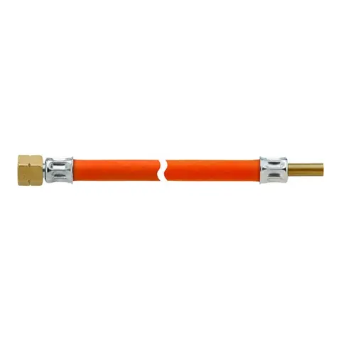 Gasslange maskinpresset, &#216;8mm 60cm r&#248;r 8mm / linx1/4