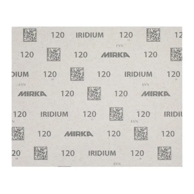 MIRKA Slipepapir - Iridium HS 230x280mm P120 - 25/Pack 