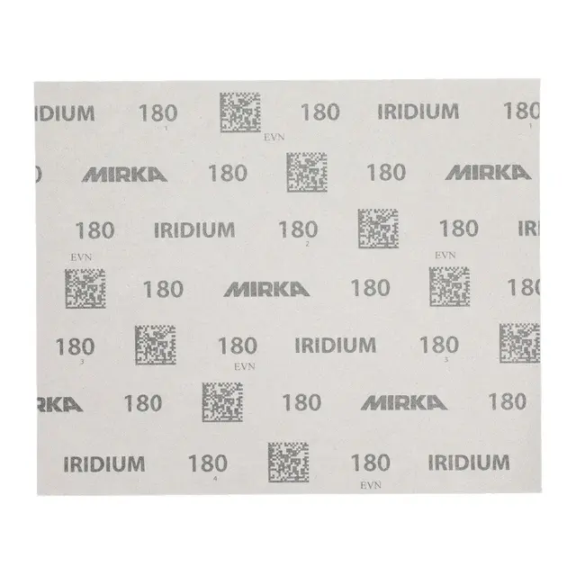 MIRKA Slipepapir - Iridium HS 230x280mm P180 - 25/Pack 