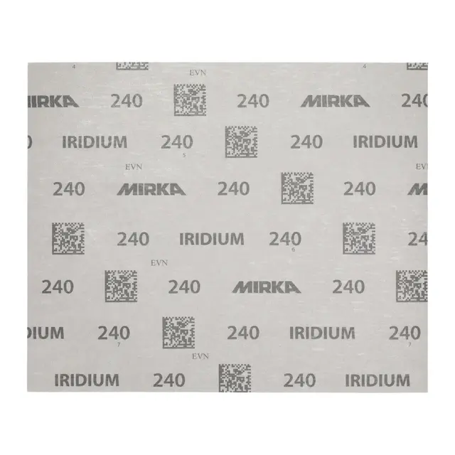 MIRKA Slipepapir - Iridium HS 230x280mm P240 - 25/Pack 