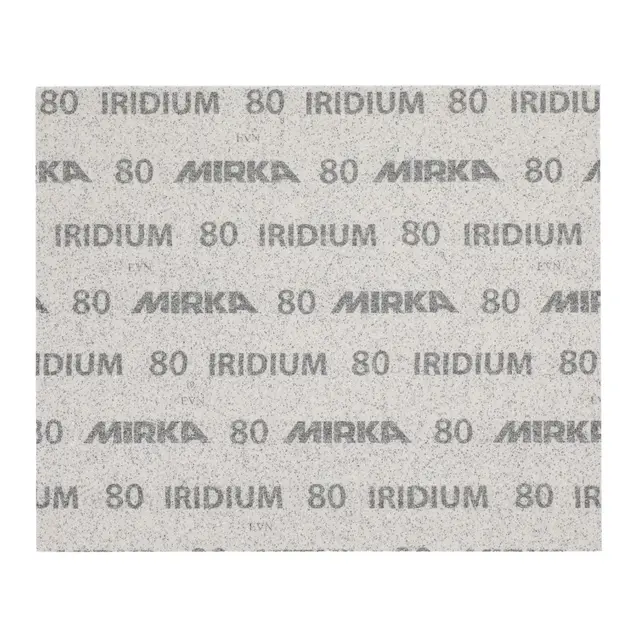 MIRKA Slipepapir - Iridium HS 230x280mm P80 - 25/Pack 