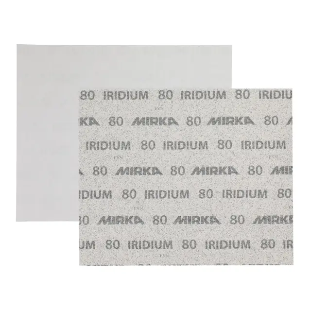 MIRKA Slipepapir - Iridium HS 230x280mm P80 - 25/Pack 