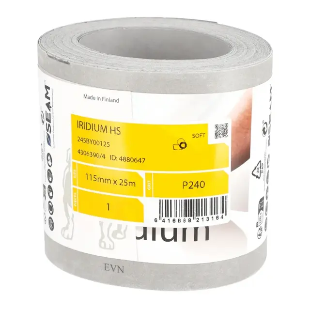 MIRKA Sliperull - Iridium HS P40 - 115mm x 25m 