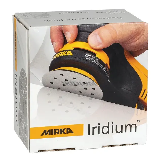 MIRKA Iridium Ø77mm 20H Grip K120 - 50 pk 
