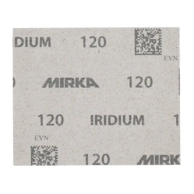 MIRKA Slipematte - Iridium HS Soft P120 - 115x140 mm - 10/Pack 