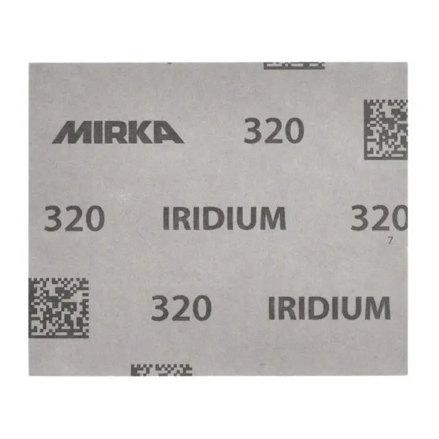 MIRKA Slipematte -  Iridium HS Soft P320 - 115x140 mm - 10/Pack 