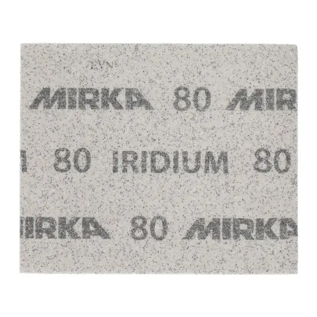 MIRKA Slipematte -  Iridium HS Soft P80 - 115x140 mm - 10/Pack 