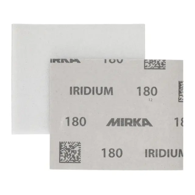 MIRKA Slipematte -  Iridium HS Soft P80 - 115x140 mm - 10/Pack 
