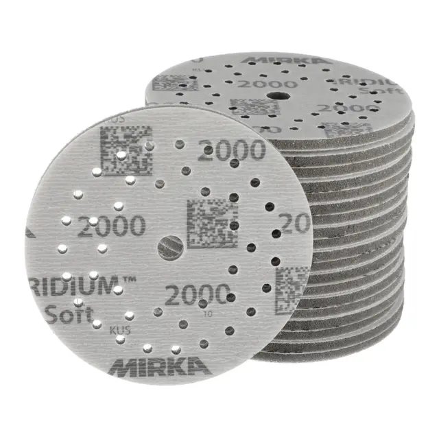 MIRKA Iridium Soft Ø125mm Grip Multifit K1000 - 20 pk 