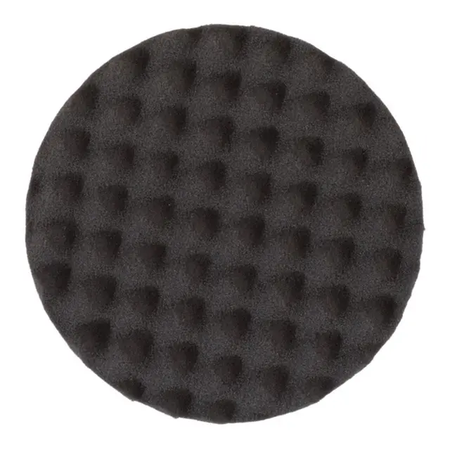 MIRKA Polerpute Svamp Pro Sort - Ø150mm 2 stk - Sort Vaffelmønster 