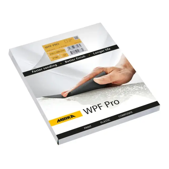 MIRKA WPF PRO - Våtslipepapir K800 - 230x280 mm - 50/pkn 