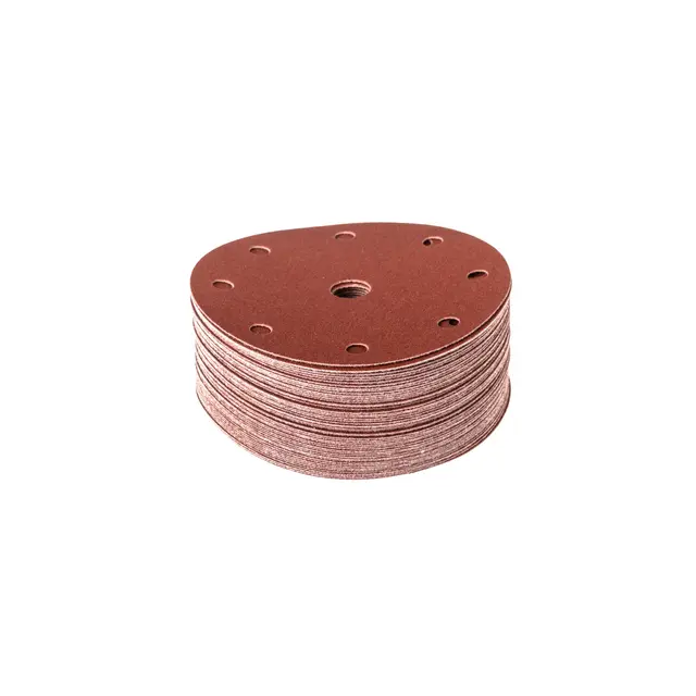 MIRKA Coarse CUT Grip Slipepapir, 9 hull K80 - Ø150mm - 50/pkn. 