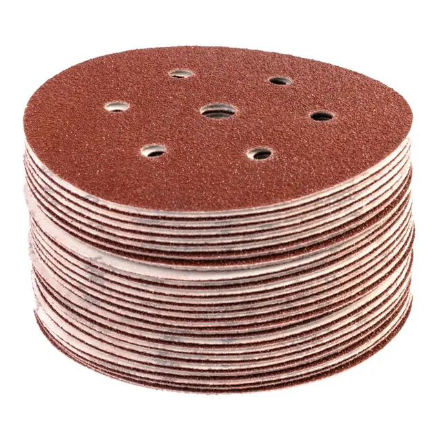 MIRKA Coarse CUT Grip Slipepapir, 7 hull K100 - Ø150mm - 50/pkn. 