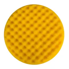 MIRKA Polerpad Svamp Pro - &#216;150mm 1 stk - Gul Vaffelm&#248;nster