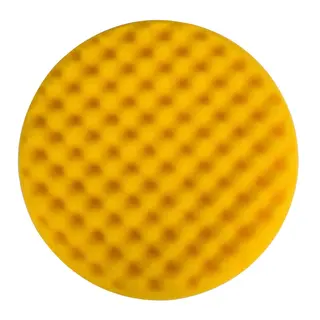 MIRKA Polerpad Svamp Pro - &#216;150mm 1 stk - Gul Vaffelm&#248;nster