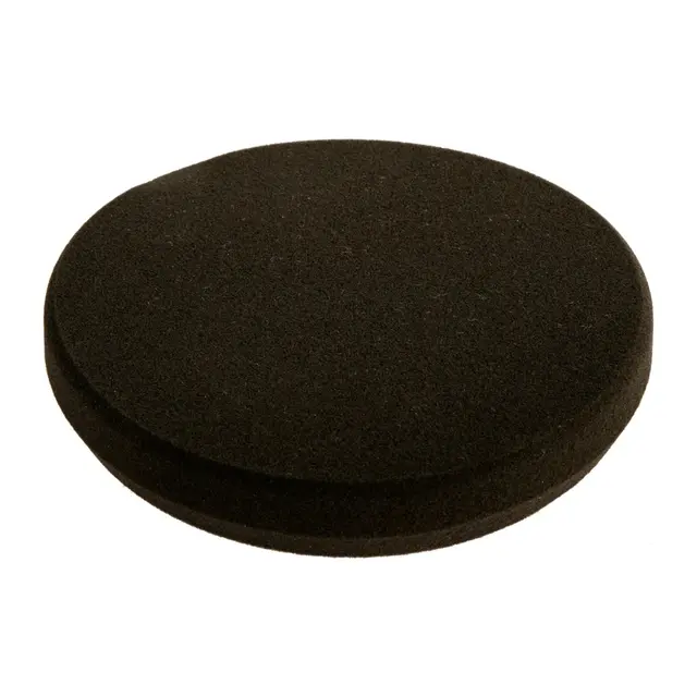 MIRKA Polerpad Svamp Black - Ø150mm 1 stk - Sort Vaffelmønster 