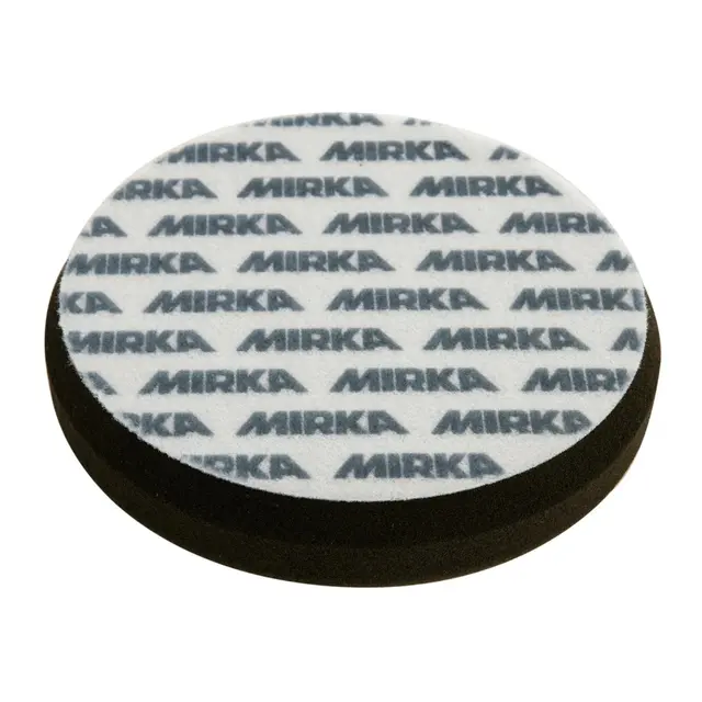 MIRKA Polerpad Svamp Black - Ø150mm 1 stk - Sort Vaffelmønster 