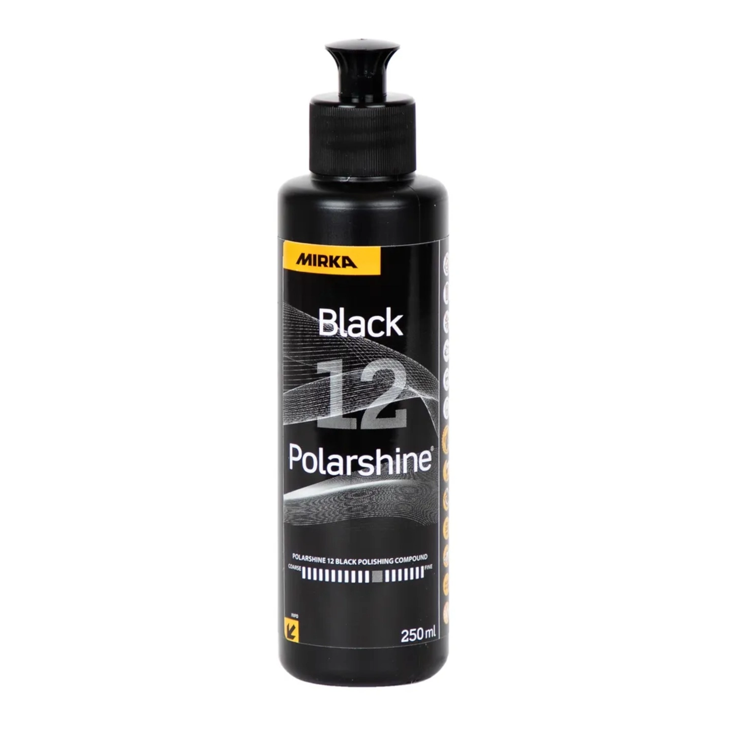 MIRKA Polarshine 12 Black - 250ml finpolering av mørke overflater