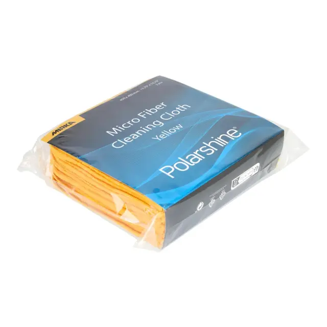 MIRKA Microfiberklut - Gul 400 x 400 mm - 5pk 