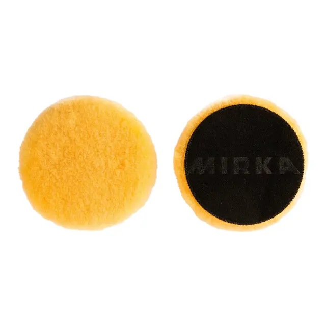 MIRKA Polerpute Lammeull Pro - Ø150mm 2stk - for bakplate m/borrelås 