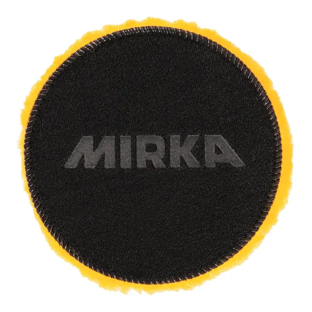MIRKA Polerpute Lammeull Pro - Ø150mm 2stk - for bakplate m/borrelås 