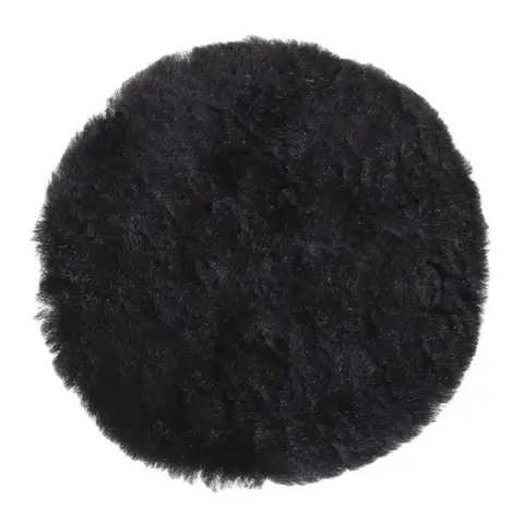 MIRKA Polerpute Lammeull Pro - Ø150mm Black - 2stk - for bakplate m/borrelås