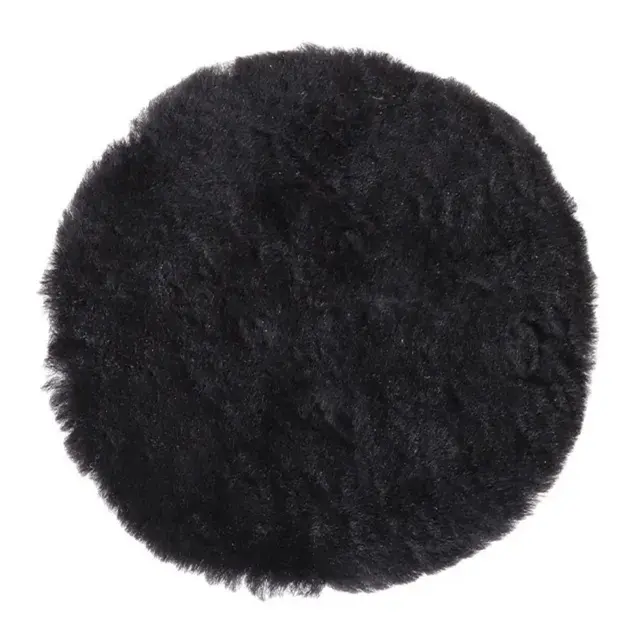 MIRKA Polerpute Lammeull Pro - Ø150mm Black - 2stk - for bakplate m/borrelås 