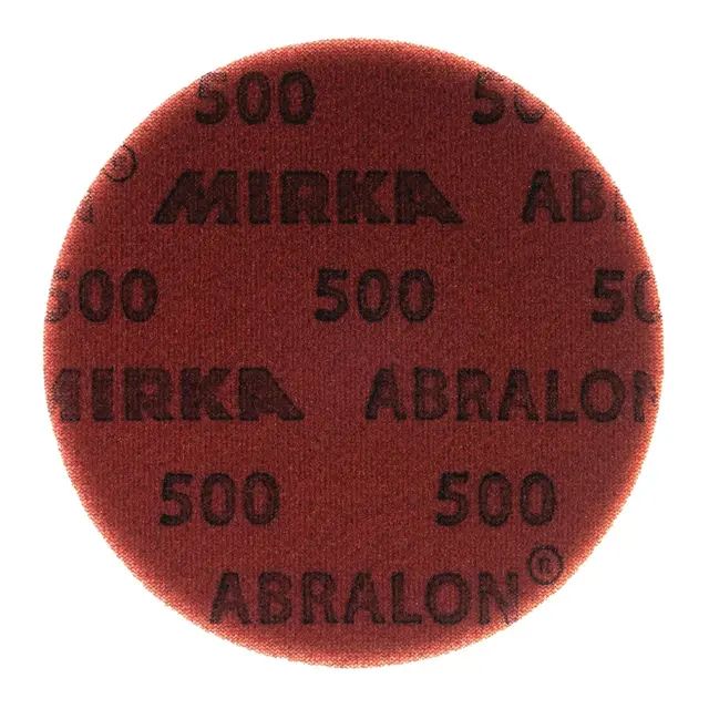 MIRKA Abralon GRIP Sliperondell - Ø125mm K500 - for rotororbital maskin - 20pk 