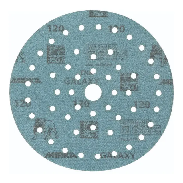 MIRKA Galaxy Multifit Grip Slipepapir K120 - Ø150 mm - 50stk 