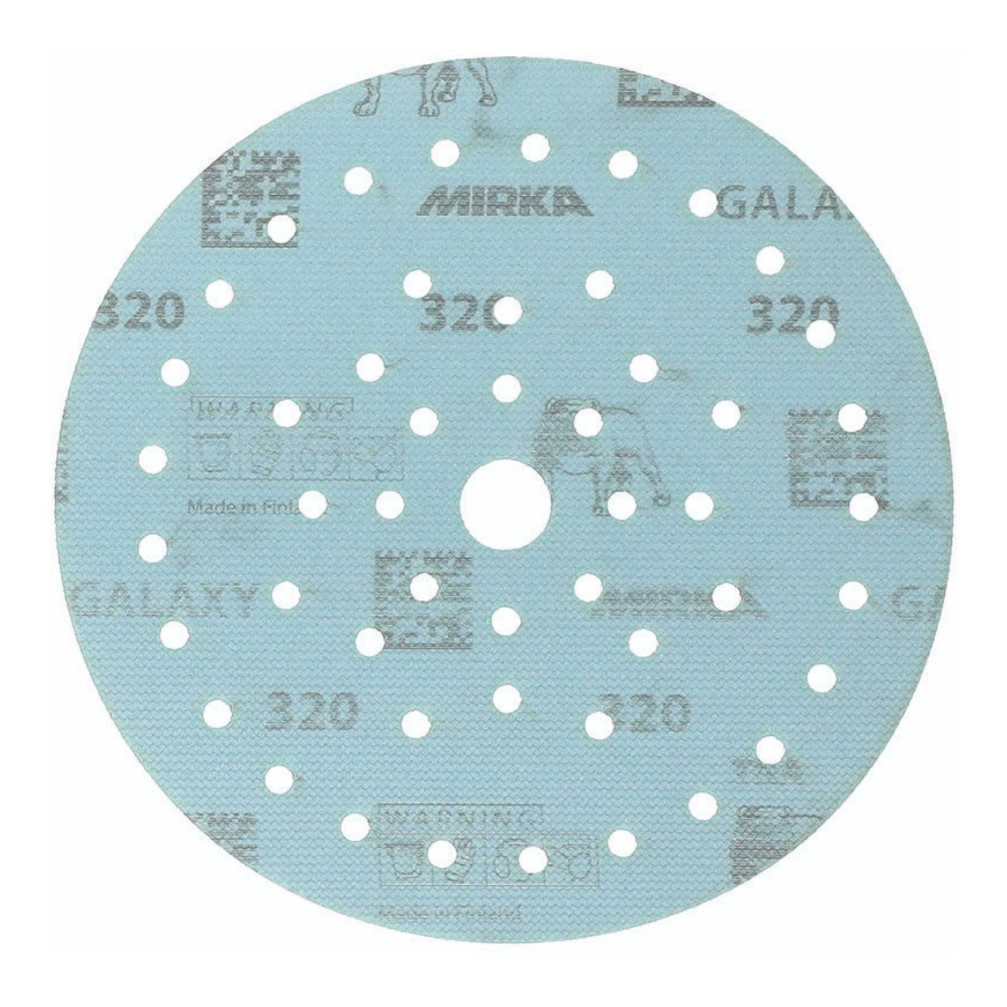 MIRKA Galaxy Multifit Grip Slipepapir K320 - Ø150 mm - 50stk
