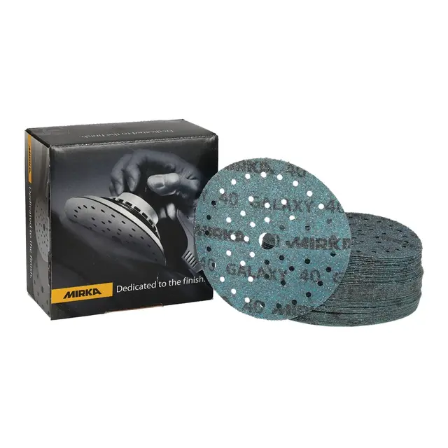 MIRKA Galaxy Multifit Grip Slipepapir K120 - Ø150 mm - 100stk 