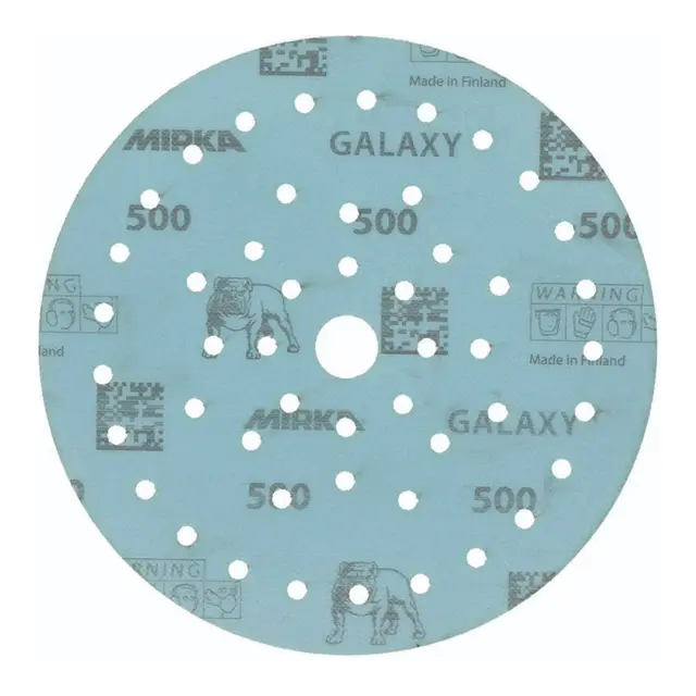 MIRKA Galaxy Multifit Grip Slipepapir K500 - Ø150 mm - 50stk 