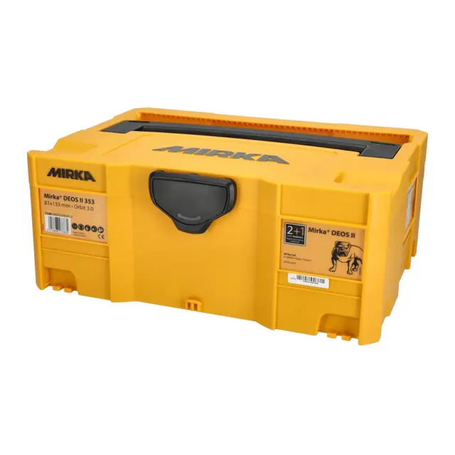 MIRKA Deos II 353 Slipemaskin 81x133mm skive - 3,0mm utkast - m/kasse 