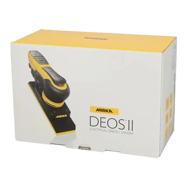 MIRKA Deos II 383 Slipemaskin 70 x 198 mm skive - 3,0 mm utkast 