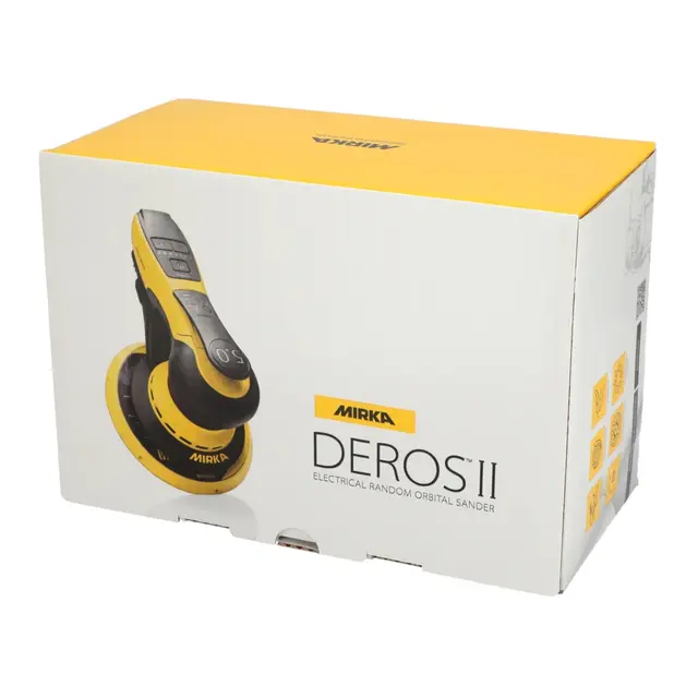 MIRKA Deros II 550 Slipemaskin Ø125mm skive - 5,0 mm utkast 
