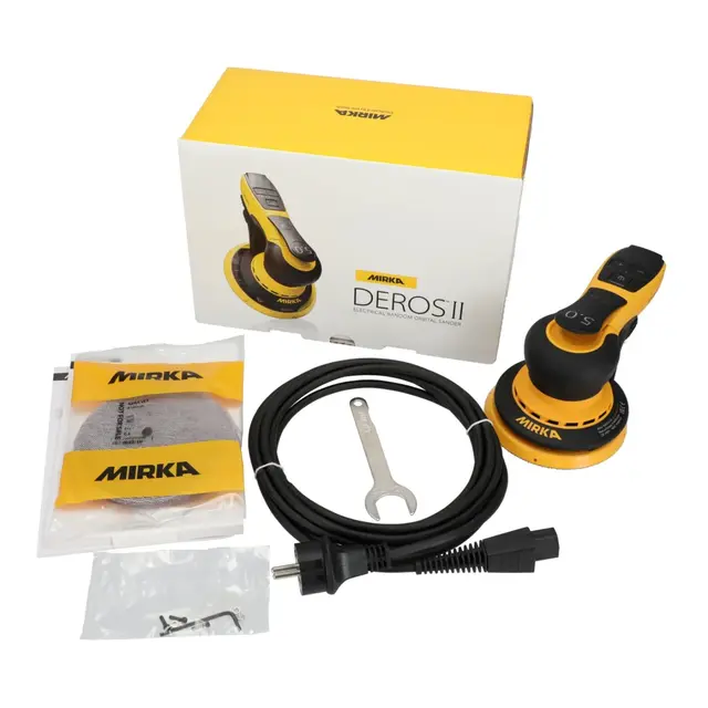 MIRKA Deros II 550 Slipemaskin Ø125mm skive - 5,0 mm utkast 