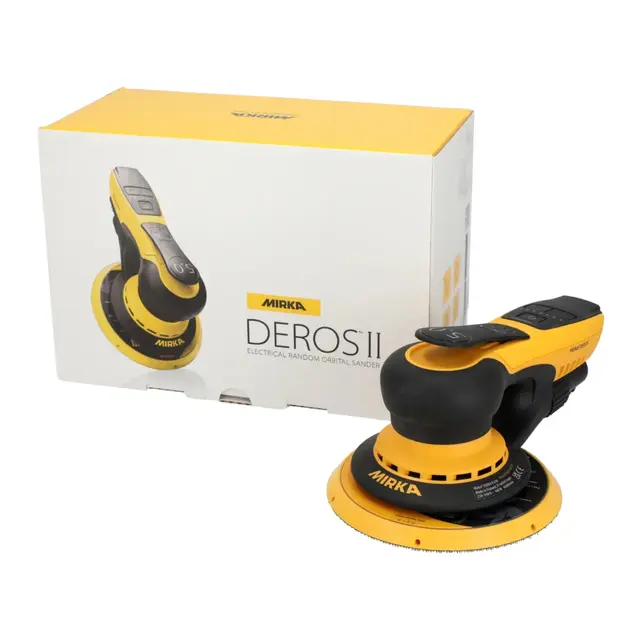 MIRKA Deros II 650 Slipemaskin Ø150mm skive - 5,0 mm utkast 