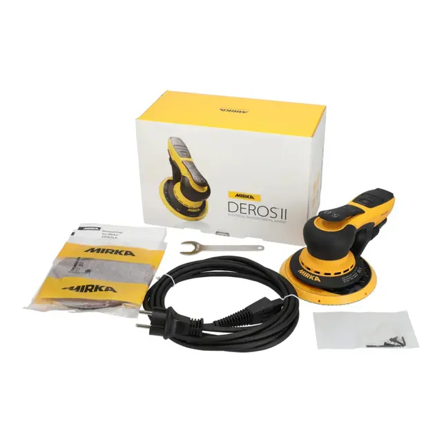MIRKA Deros II 650 Slipemaskin Ø150mm skive - 5,0 mm utkast 