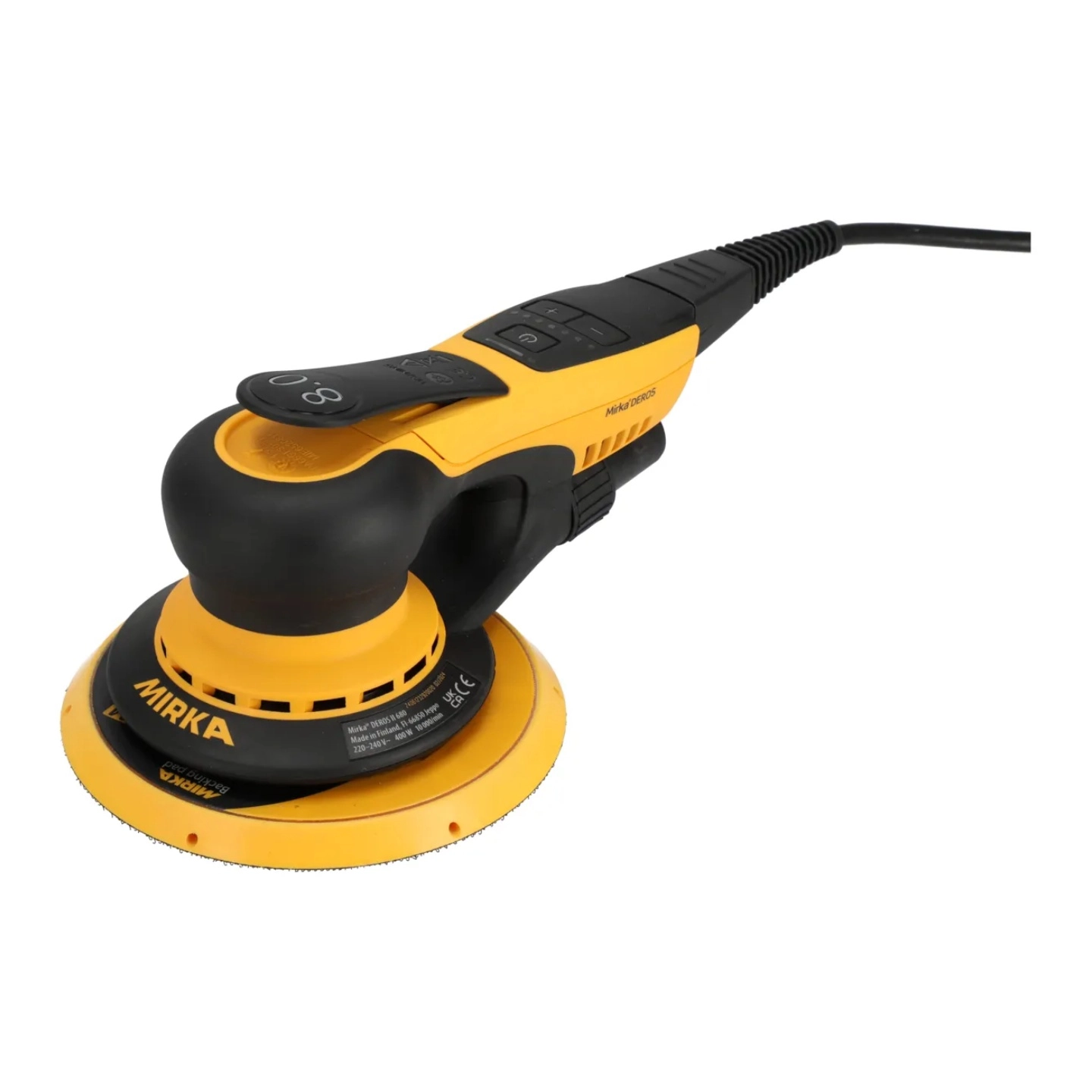 MIRKA Deros II 680 Slipemaskin Ø150mm skive - 8,0 mm utkast