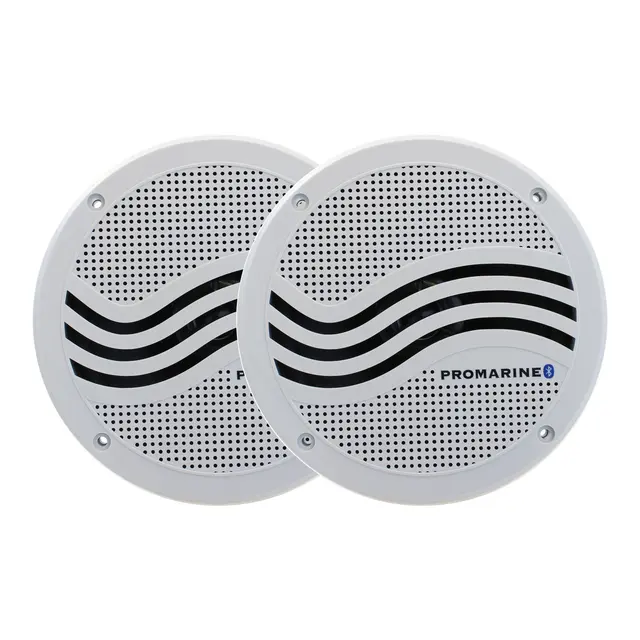 LTC PROMARINE Bluetooth Høyttalerspiller 6,5" m/ innebygget forsterker - Hvit 