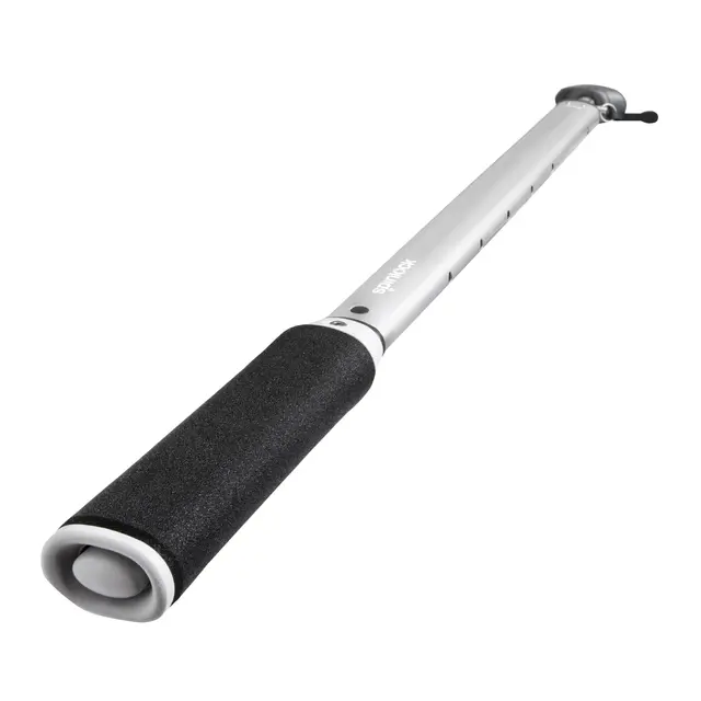 SPINLOCK Rorkultforlenger rett 75-120 cm silver alu - rett håndtak - std feste 