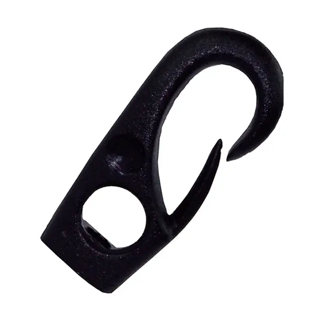 Nylonkrok, 8mm - sort 